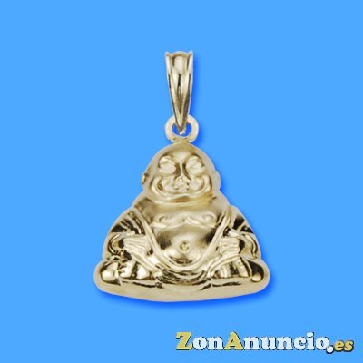 COLGANTES medallas BUDA oro y plata